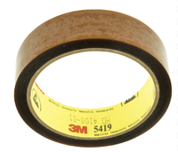 Ruban adhésif en silicone ignifuge 3M 5419 à faible libération de gaz, antistatique, PI, haute température, pour composants électroniques sensibles