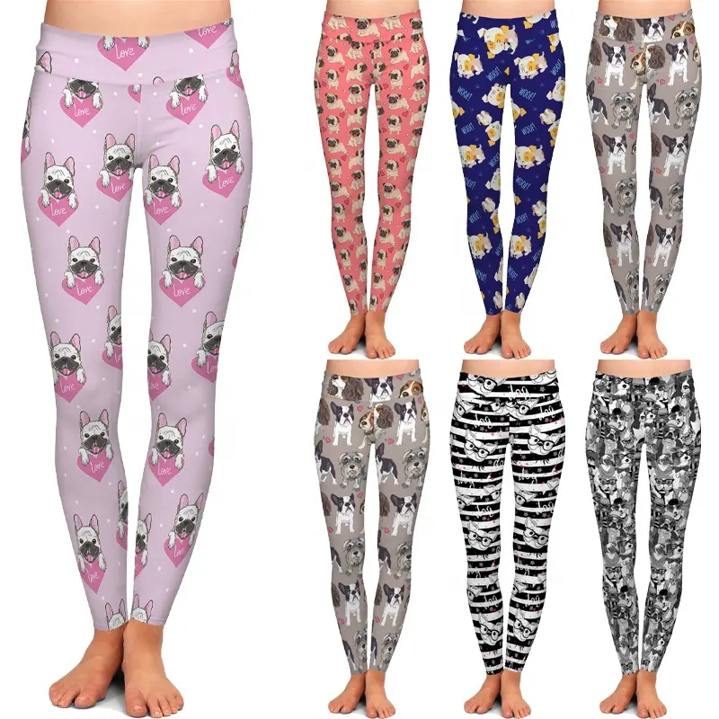 2022 spring high quality breathable female blank sublimation exercise color soft leggings for women