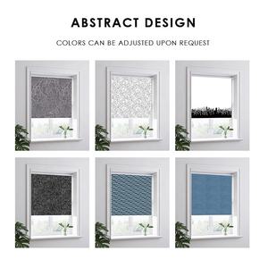 Persianas enrollables de 38mm de diseño abstracto de estilo europeo, Instalación rápida, persianas de tela para interiores, persianas enrollables de tensión - Product Image 4