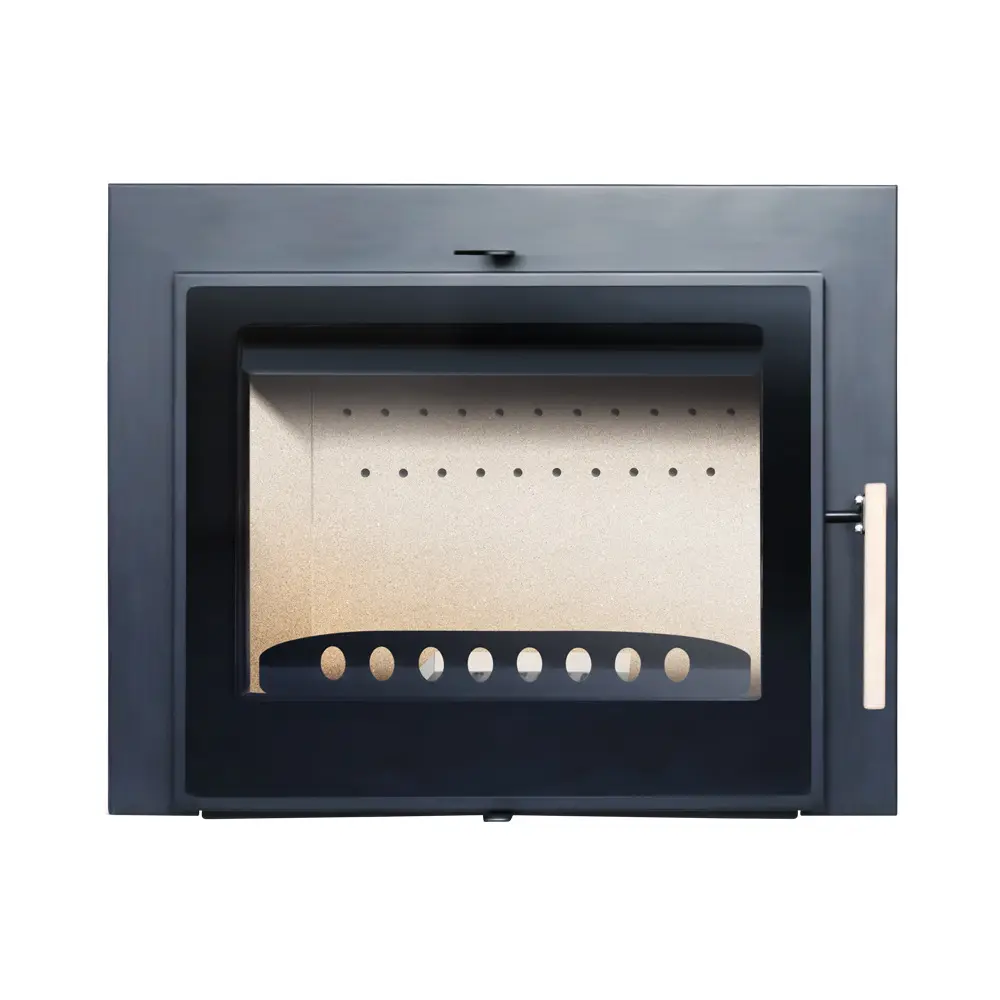 smokeless Media wall Classic design insert wood stove fireplace to long work time