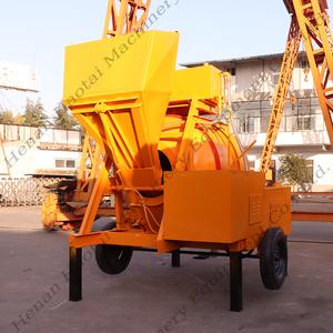 Fabricación móvil Super calidad 800 <span class=keywords><strong>litros</strong></span> mezclador de hormigón automático con escalera de elevación con componente de motor clave - Product Image 2