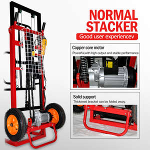 Comodidad simple apilador eléctrico de la carretilla elevadora de elevación de <span class=keywords><strong>100KG</strong></span> 200KG - Product Image 4