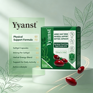Cápsulas de Gel Suave con Extracto de Hierba de Cabra en Celo 800mg 90 Unidades Suplemento Herbal Natural para Energía y Apoyo Diario para Hombres Sin Gluten - Product Image 4