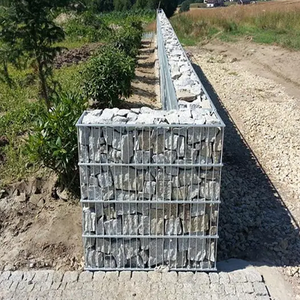 Hot Sale Galvanized <strong>Gabion</strong> Basket Stone Cage Garden <strong>Gabion</strong> Box Retaining Walls - Product Image 4