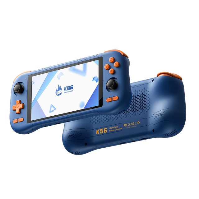 K56 Built 7000+ Games 5.5 Inch Screen 1920*1080 IPS Display Android 14 Wi-Fi 6GB RAM 128GB EMMC Portable Handheld Game Console