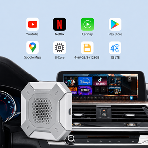 BMW inalámbrico <span class=keywords><strong>Apple</strong></span> CarPlay AI Box Car Play Android Auto Multimedia Aibox 4 + <span class=keywords><strong>64G</strong></span> para BMW 2 3 4 5 6 7 8 Series X1 X2 X3 X4 X5 X6 X7 - Product Image 1