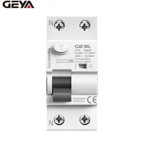 온라인 쇼핑 GEYA B 유형 RCD RCCB AC DC 10KA 400V ELCB 차단기 가격 4P 63A 30mA