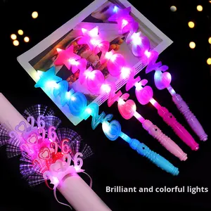 2026 Modern Cross-Border Novo Modelo Glow Stick Varinha Mágica LED Light-Up Toy Bar para Concerto de Ano Novo Dia Flash Stick de Ano Novo - Product Image 3