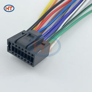 <span class=keywords><strong>JVC</strong></span> <span class=keywords><strong>Lecteur</strong></span> <span class=keywords><strong>CD</strong></span> 16p Signal d'alimentation Câble de queue HT-J-1 Hanming Coque en plastique noir Connexion audio-vidéo Isolation en PVC sans panneau latéral - Product Image 2