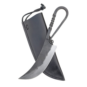Cuchillo Medieval Tradicional Pak Enterprises, Cuchillo de Caza Multifuncional Medieval con Hoja de Acero Hecha a Mano - Product Image 1