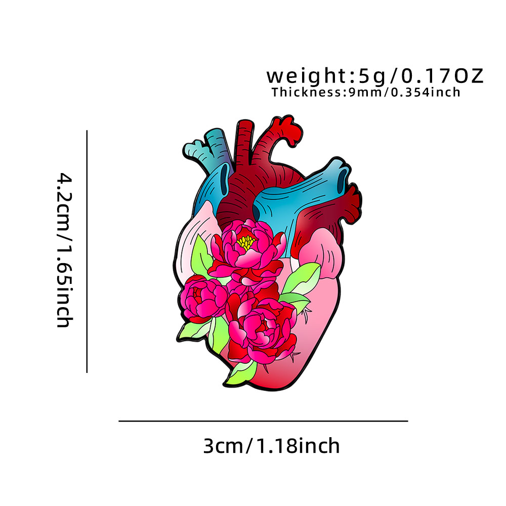 CZ3588-4 ORGAN-INSIGNIA-ESTÓMAGO-FLORAL
