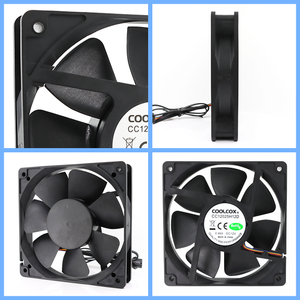 Coolcox 12025 120x120x25mm không chổi than DC trục quạt làm mát tối ưu xả giải pháp cho PC trường hợp tủ lạnh máy chủ OEM ODM - Product Image 2