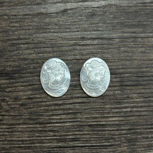 15*20mm Blanc Shell Sculpté Vierge Marie Ovale <span class=keywords><strong>Camée</strong></span> Cabochon Flatback Nacre Dame <span class=keywords><strong>Camée</strong></span> pour DIY Bijoux - Product Image 5