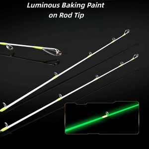 Canna da Pesca Offshore SNEDA <span class=keywords><strong>2</strong></span>.1m <span class=keywords><strong>2</strong></span>.4m <span class=keywords><strong>2</strong></span>.7m con Punta Luminosa per Pesca Notturna di Spigola, Croaker e Spigola di Mare - Product Image 2
