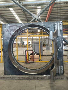 防水・耐火性のある円形スチール製金庫扉（別荘装飾用） - Product Image 5