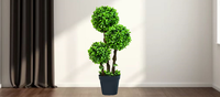 Gros grand bonsaï artificiel vraie touche olivier plantes artificielles arbres pour la décoration intérieure extérieure de la maison