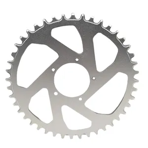 Custom China CNC precision machining aluminum materials mountain racing Cycling Bicycle bike Crank Chainwheel parts