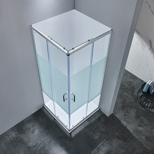 Mampara <span class=keywords><strong>de</strong></span> Ducha en Forma <span class=keywords><strong>de</strong></span> L para Apartamento u Hotel, Separación <span class=keywords><strong>de</strong></span> <span class=keywords><strong>Baño</strong></span> Seco y Húmedo, <span class=keywords><strong>Puerta</strong></span> <span class=keywords><strong>de</strong></span> Vidrio <span class=keywords><strong>con</strong></span> Marco <span class=keywords><strong>de</strong></span> Aleación <span class=keywords><strong>de</strong></span> Aluminio - Product Image 1