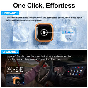 <span class=keywords><strong>2</strong></span> in 1 kablosuz Carplay adaptörü Android oto kablosuz adaptör kutusu araba iç aksesuarları toyota çapraz apple Chrysler 300 - Product Image 3