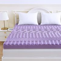 2 Zoll Gel-Memory-Foam-Matratzenauflage Bestseller 45D CertiPUR-US Großhandelspreis 7-Zonen Grüntee-Gel-Gitter-Matratzenauflage