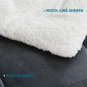 Defiantly Dày/Ấm Áp Mùa Đông <span class=keywords><strong>Comforter</strong></span> Bộ Đồ Giường Sang Trọng Có Thể Giặt Sherpa <span class=keywords><strong>Comforter</strong></span> Sets - Product Image 6