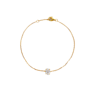 <span class=keywords><strong>Bracelet</strong></span> en or 18 carats avec <span class=keywords><strong>diamant</strong></span> de laboratoire DK 1CT pour les mariages ou les fêtes de cadeaux, simplicité et luxe accentués par des diamants - Product Image 1