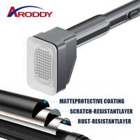 Tringle à rideau réglable en un clic ARODDY Factory Carbon Pipe Bar 39.4-137.8 pouces sans perçage gris pour séparation de studio, livraison directe