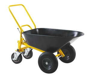 Hanak Nouveau Rover de cour résidentielle à quatre roues 7 CBF 400LB Chariot de jardin en métal robuste à quatre roues personnalisable OEM - Product Image 1