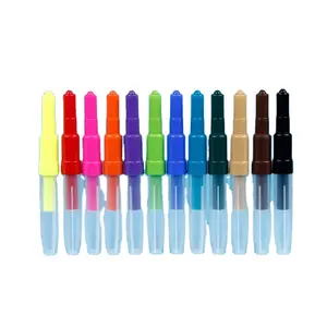 Wenhzou penkids kunststoff schablone sets blasen blase stift Pre-schule Pädagogisches DIY Zeichnung Schablonen Set mit Schlag stift