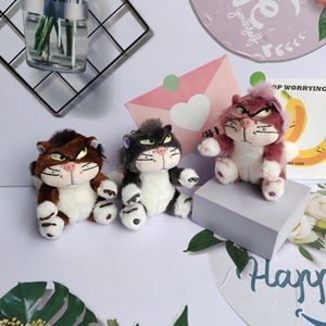 Nuevo Llavero de Peluche de 12 CM, Figura de Gato Lucifer <span class=keywords><strong>Cenicienta</strong></span> Figaro, Muñeco de Peluche para Máquina de Agarrar - Product Image 3