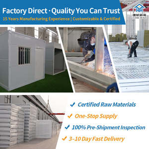บ้านคอนเทนเนอร์พับได้แบบ20FT พับได้บ้านขนาดเล็กแบบพับได้สำหรับตั้งแคมป์สำนักงานเคลื่อนที่โครงสร้างเหล็กสำเร็จรูปผลิตในประเทศจีน - Product Image 2