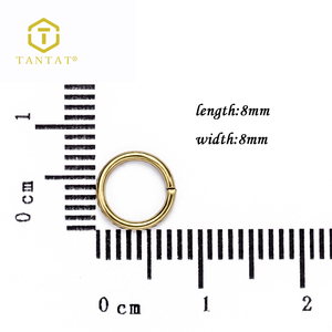 Gold Silver Plated Stainless Steel Split Colored Open Jump <strong>Rings</strong> for Jewelry Findings - Product Image 2