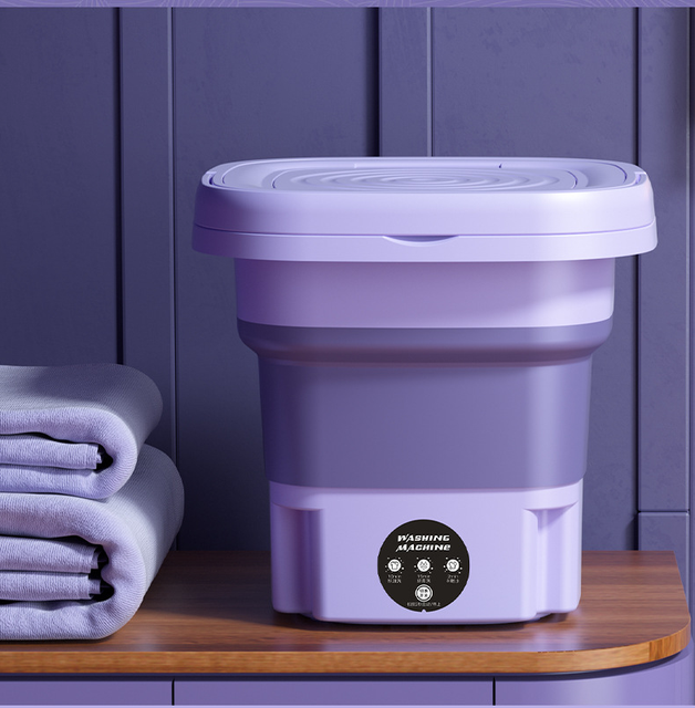 Household Portable 8 L USB Washing Mini Foldable Sock Underwear Washing Machine With Spinning Dry Washing Machine