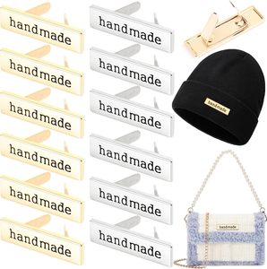 Etiquetas de metal hechas a mano, etiquetas rectangulares de aleación para ropa, pantalones vaqueros, zapatos, bolsos, etiquetas impresas hechas a mano, fabricación de joyería DIY - Product Image 1