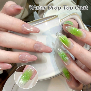BORN PRETTY Nouveauté <span class=keywords><strong>Top</strong></span> <span class=keywords><strong>Coat</strong></span> Gouttes d'Eau Vernis Gel Transparent Parfait Effet 3D Gouttelettes d'Eau Gel Polish Fournitures pour Ongles - Product Image 4