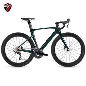 Precio al por mayor <span class=keywords><strong>Twitter</strong></span> CYCLONE 3K Bicicleta de carretera con cuadro de carbono completo, grupo electrónico inalámbrico Wheeltop Eds TX -2*12S - Product Image 6