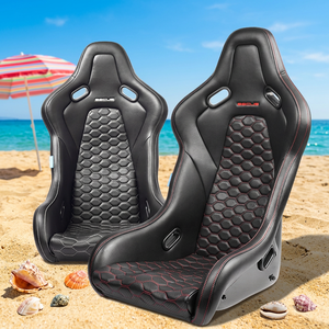 Siège de voiture de course sportif en cuir PU FRP Fantom, design personnalisé, édition complète - Product Image 1