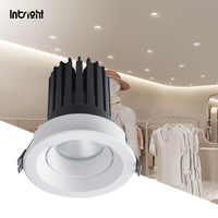 Spot LED encastrable dimmable 0-10V 8W 10W 15W 25W, éclairage moderne pour hôtel, intérieur, IP65, plafonnier