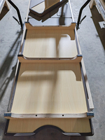 Equipo de Pilates para Estudio, Máquina de Ejercicios para Moldear el Cuerpo, Reformer de Pilates de Madera de Arce con Torre
