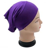 Vente en gros de Jersey personnalisé moins cher musulman Hijab Cap pour les femmes musulmanes