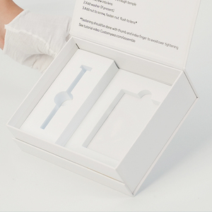 Luxury logo Recyclable White Magnetic Closure Paper Board Gift Packaging <b>Box</b> and Premium Custom Rigid logo Paper Gift <b>Box</b> - Product Image 5