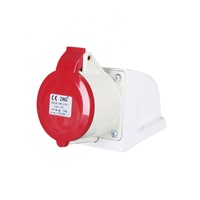 Prise murale industrielle triphasée ZNG-125 5 broches 380V 32A