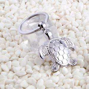 Khuyến Mãi Cá Nhân Hoá Biểu Tượng Tùy Chỉnh Động Vật Rùa Biển Vòng Chìa Khóa Vui Keychain 3D Rùa Kim Loại Móc Chìa Khóa Quà Lưu Niệm Purse Charms - Product Image 3