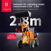 Chargeuse compacte électrique sur pneus, mini-chargeuse, équipement de construction compact, batterie au lithium, zéro émission, chargeuse agricole