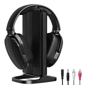 ชุดหูฟังไร้สายสำหรับทีวีระบบ RF 100ft 2.4GHz ชุดหูฟังสเตอริโอแบบครอบหูแท่นชาร์จแบบชาร์จสำหรับโทรทัศน์ - Product Image 2
