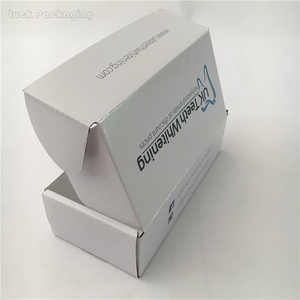 Logotipo personalizado impreso <span class=keywords><strong>desechable</strong></span> barato plana pequeña de embalaje cartón corrugado de envío cajas de <span class=keywords><strong>correo</strong></span> con logotipo personalizado - Product Image 3