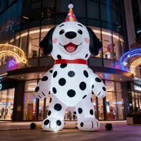 Modèle de chien gonflable géant durable sur mesure pour l'extérieur, fabrication OEM en Chine, vente directe d'usine
