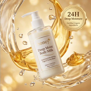 Produit de soin de la peau haut de gamme, lait corporel hydratant profond au <span class=keywords><strong>miel</strong></span> de Manuka <span class=keywords><strong>et</strong></span> à la <span class=keywords><strong>gelée</strong></span> <span class=keywords><strong>royale</strong></span> pour une réparation profonde <span class=keywords><strong>et</strong></span> une peau éclatante - Product Image 5