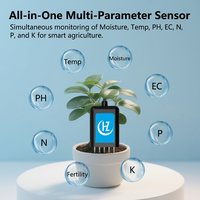 Sensor de Suelo 7 en 1 RS485 Modbus, Detector Integrado de NPK, PH, EC, Temperatura y Humedad para Monitoreo Agrícola e Invernadero