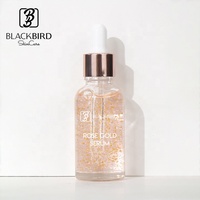 Sérum Visage Hydratant à l'Or Rose 24K Marque Blanche, Sérum Facial Nourrissant à l'Acide Hyaluronique OEM
